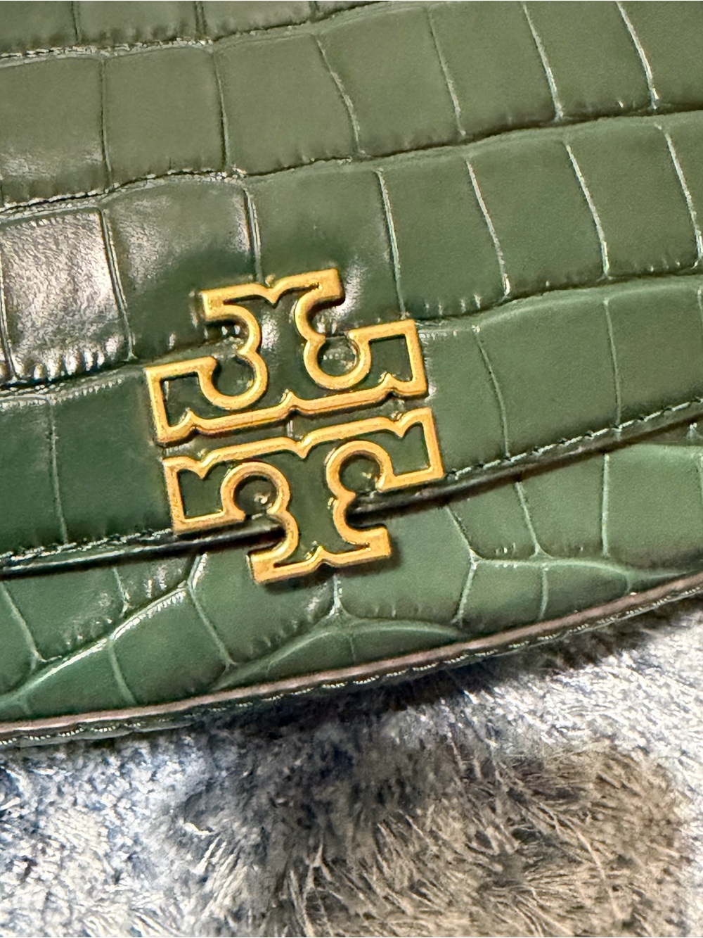Tory Burch Britten Embossed Convertible Crossbody in Norwood Mini Shoulder Bag - Picture 8 of 16